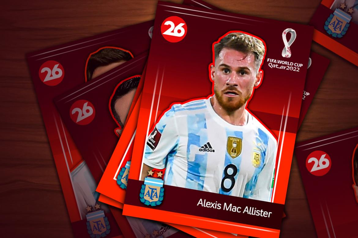 Mundial Qatar 2022, Canal 26, perfil, Alexis Mac Allister