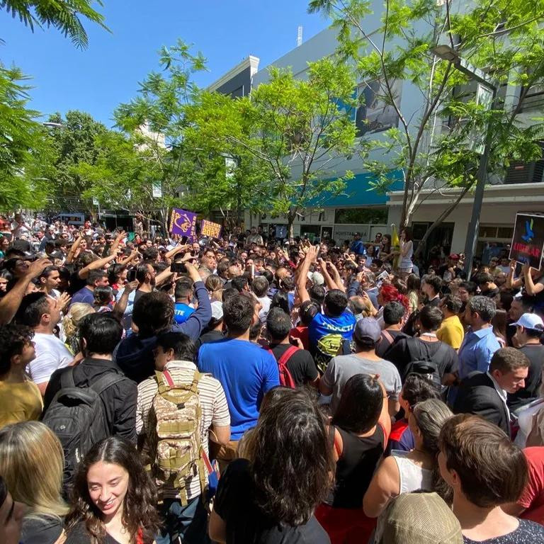 Javier Milei en San Juan. Foto: Twitter.