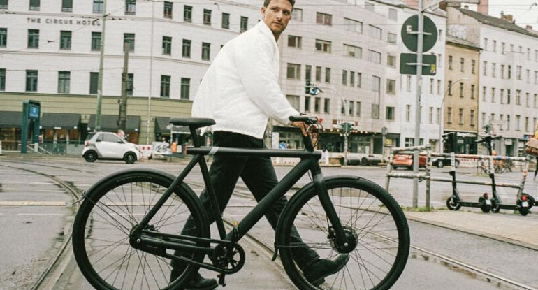 Bicicleta electrica VanMoof. Foto: VanMoof.