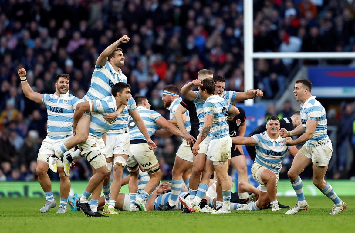 Los Pumas vencieron a Inglaterra después de 13 años. Foto: Reuters.