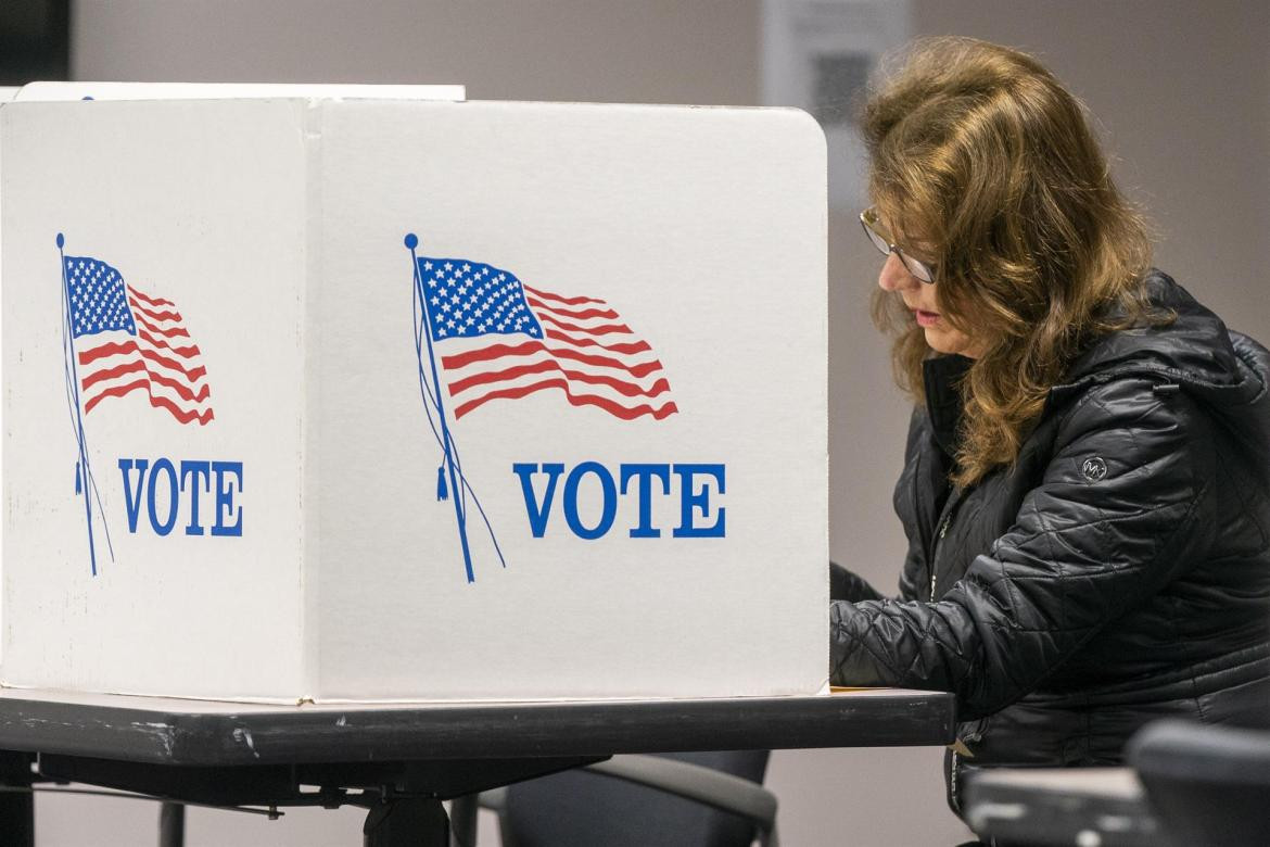Votación en Estados Unidos. Foto: EFE 