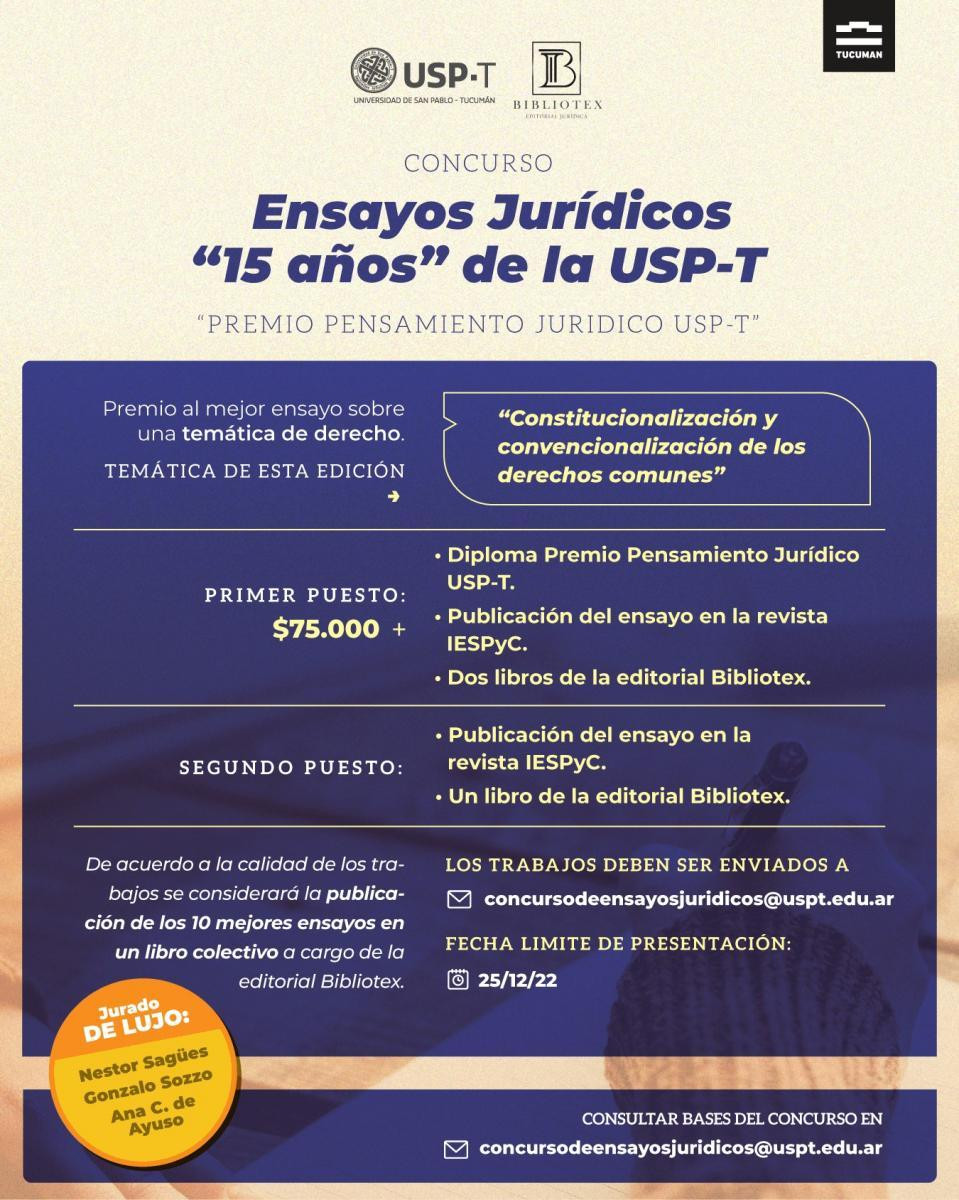 Concurso por nuevo aniversario de USP-T