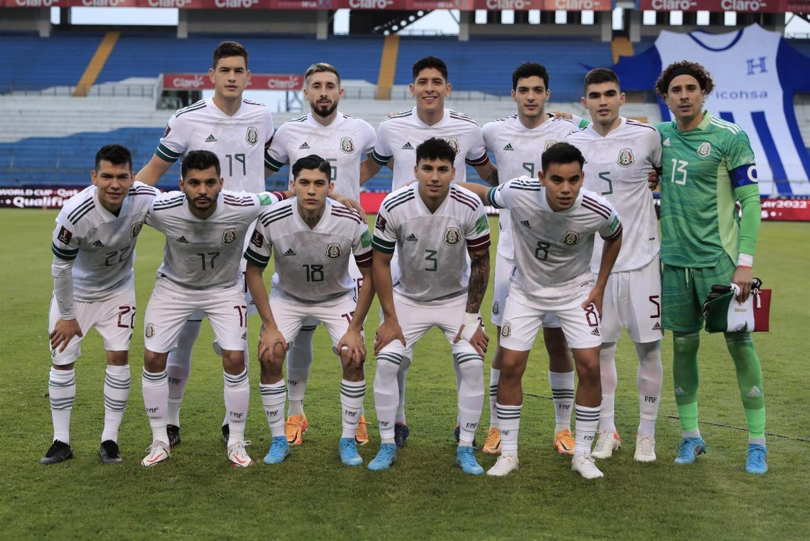 Selección de Mexico. Foto: EFE.