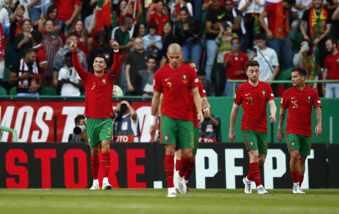 Selección Portugal. Foto: REUTERS