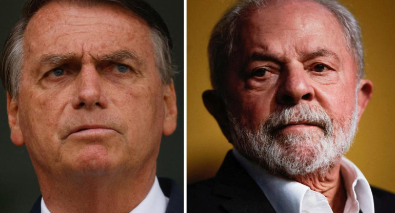 Jair Bolsonaro y Lula. Foto: NA.