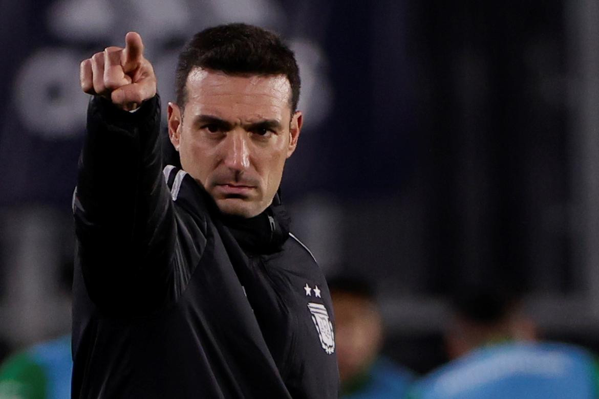 Lionel Scaloni. Foto: EFE.