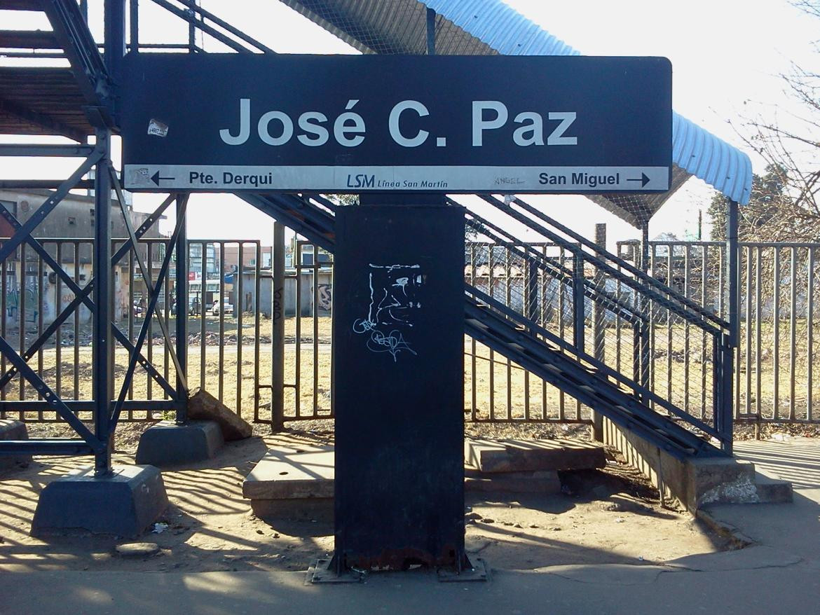 Estación de tren de José C. Paz.