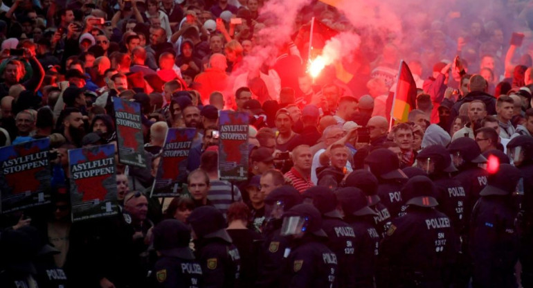 Demostración neonazi en Alemania_Reuters
