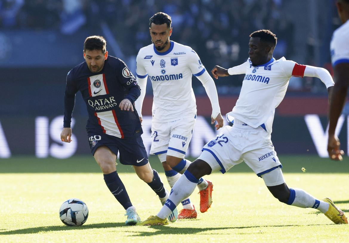 PSG vs. Auxerre, Messi, Foto Reuters