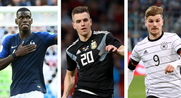 Paul Pogba, Giovani Lo Celso y Timo Werner se perderán el Mundial de Qatar 2022. Foto: Reuters.