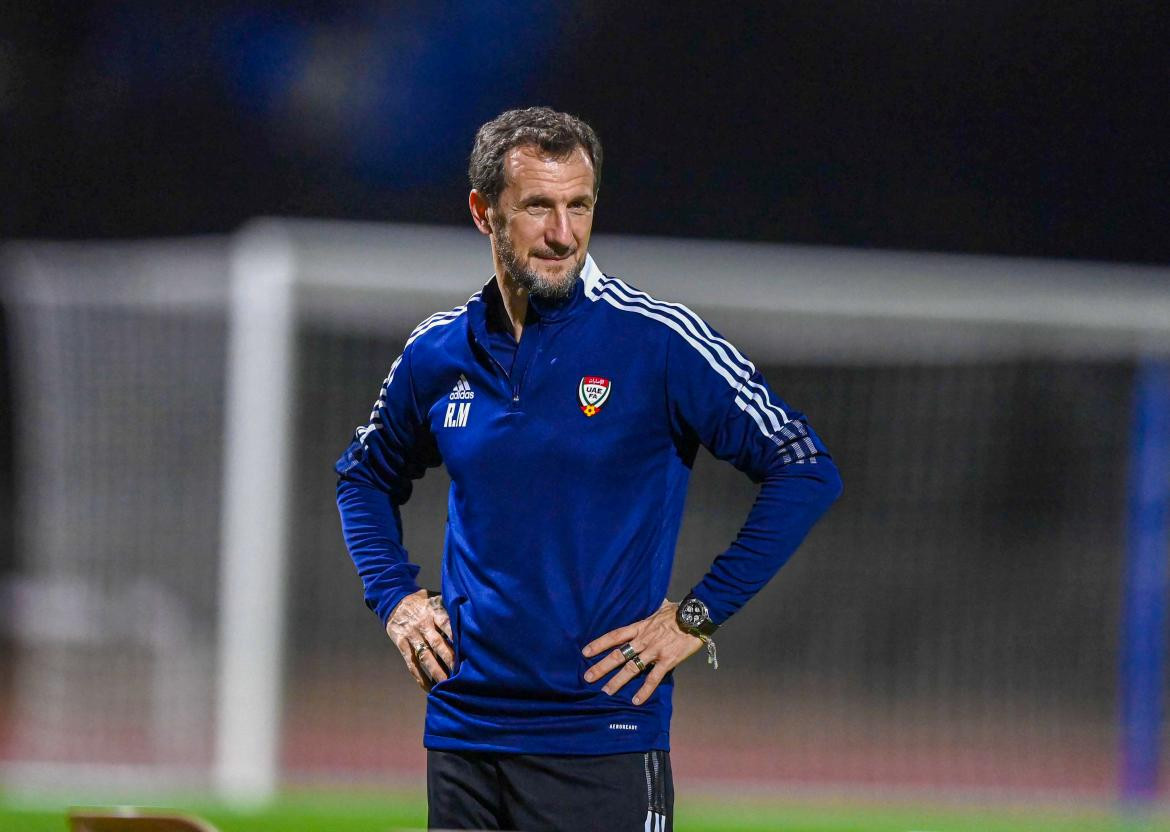 Rodolfo Arruabarrena; entrenador de Emiratos Árabes Unidos. Foto: NA.