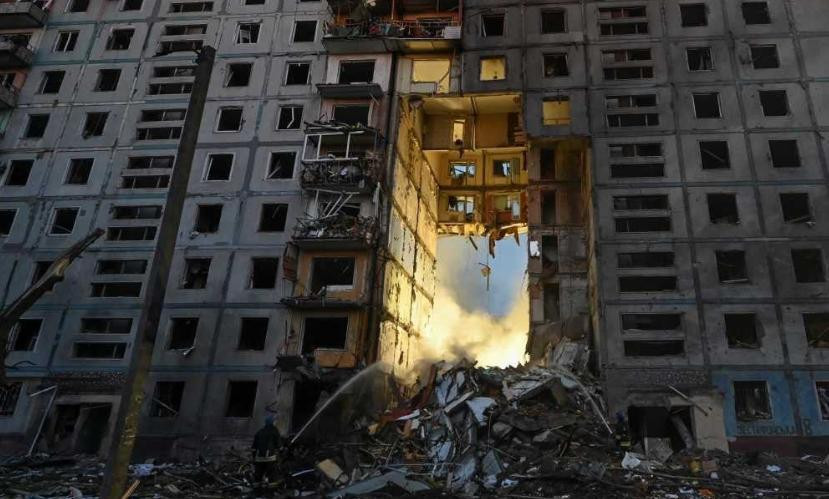 Ucrania bombardeo. Foto: NA