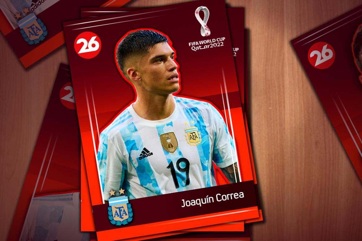 Mundial Qatar 2022, Canal 26, perfil, Joaquín Correa