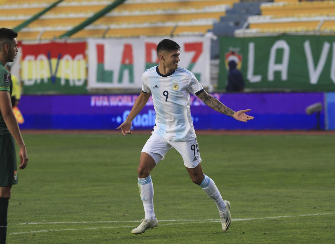 Joaquín Correa en la Selección Argentina. Foto: NA.