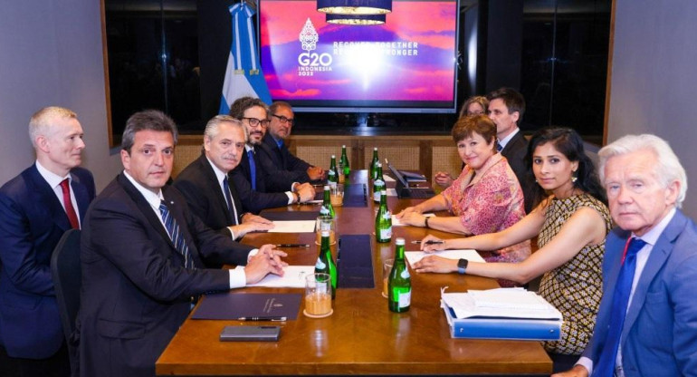 FMI, reunión, Alberto Fernández, Kristalina Georgieva, NA
