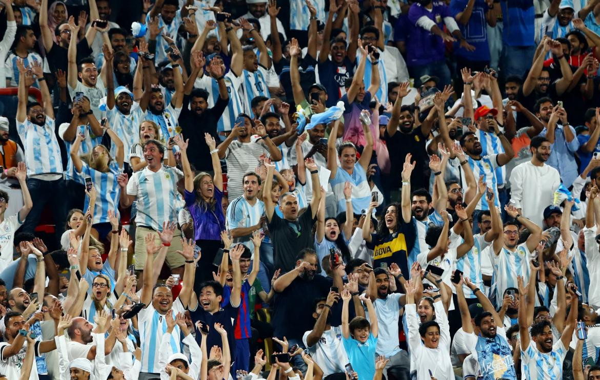 Amistoso Selección Argentina vs. Emiratos árabes, hinchas, Reuters	