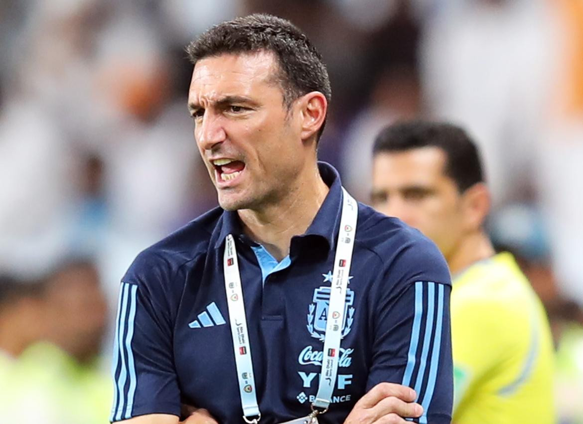 Lionel Scaloni. Foto: EFE.