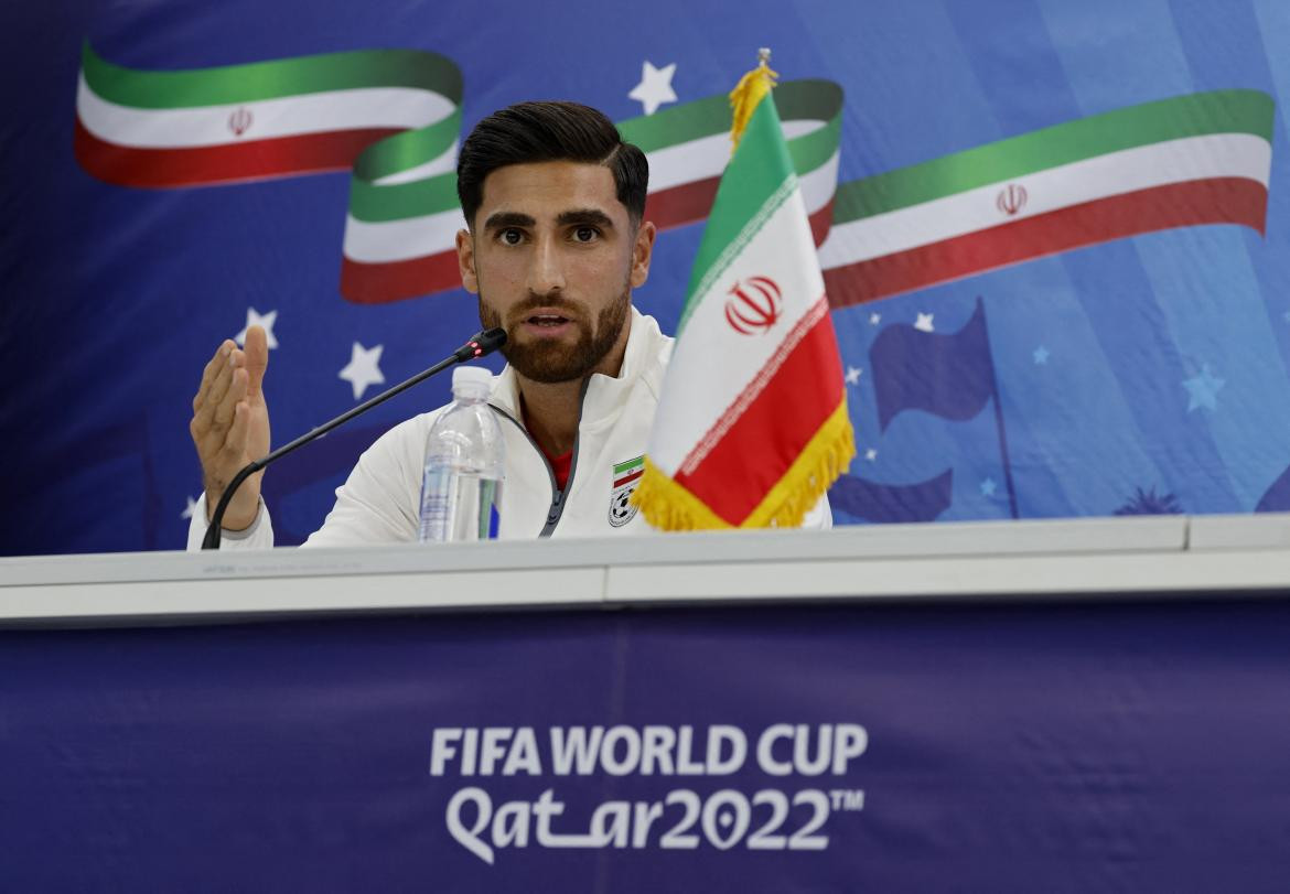  Alireza Jahanbakhsh , capitán de la selección iraní_Reuters