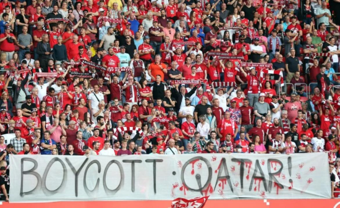 Boicot del mundial de Qatar de 2022. Foto: REUTERS