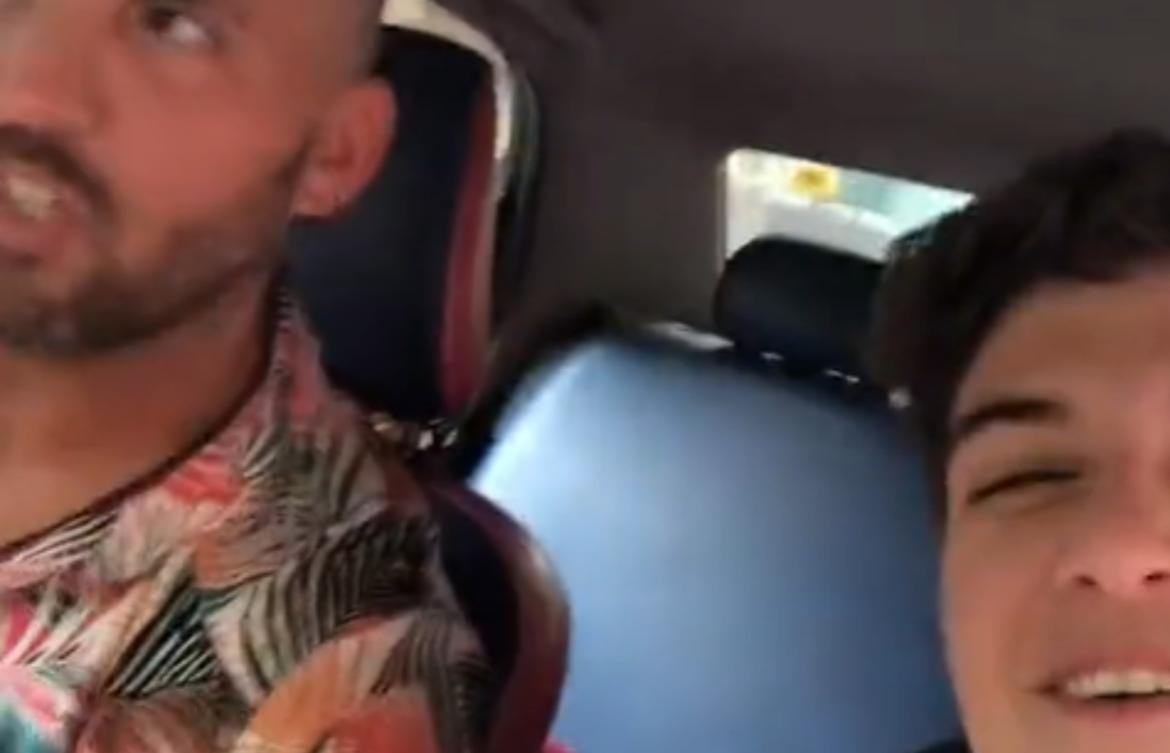 Mora y Juan de Gran Hermano. Foto: captura.