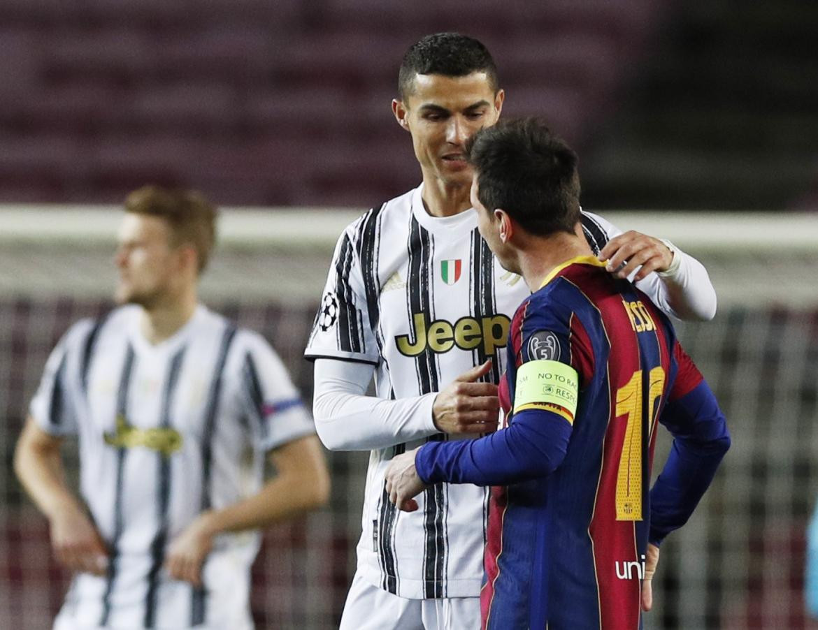 Cristiano Ronaldo y Lionel Messi. Foto: REUTERS