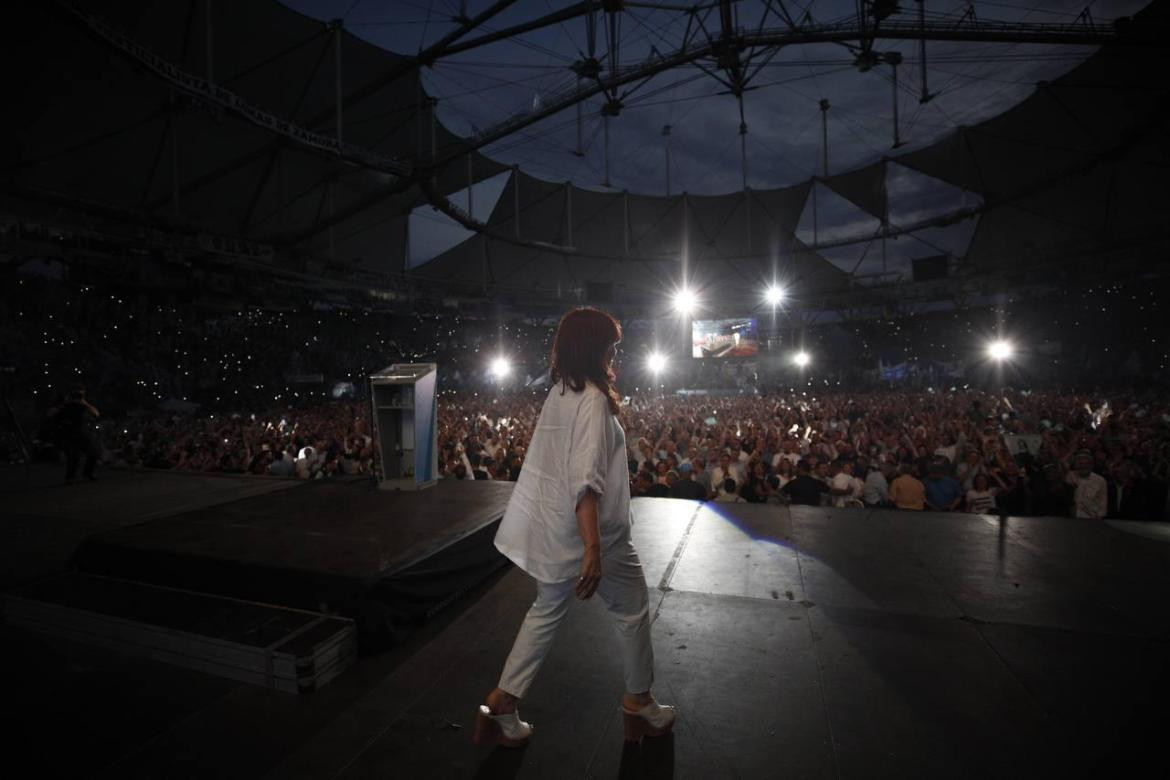 Cristina Kirchner en el Día de la Militancia. Foto: Frente de Todos	