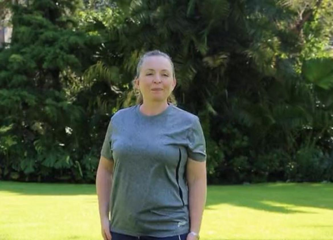 Kirsty Hayes, la embajadora británica en Argentina. Foto: captura de pantalla.