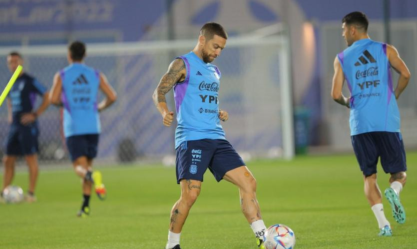 Papu Gómez, Selección Argentina. Foto: NA