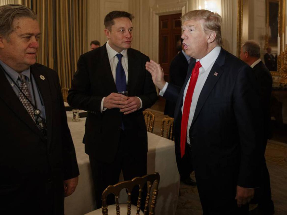 Elon Musk y Donald Trump. Foto: REUTERS