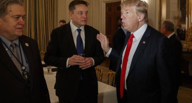 Elon Musk y Donald Trump. Foto: REUTERS