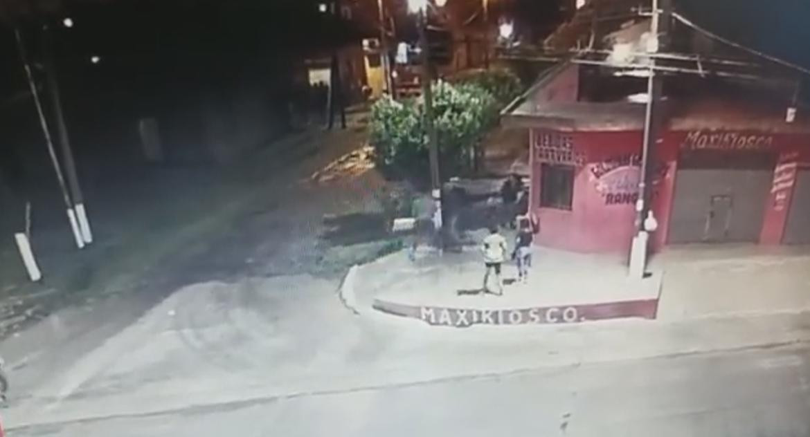 Pelea y asesinato en González Catán. Foto: captura de video 