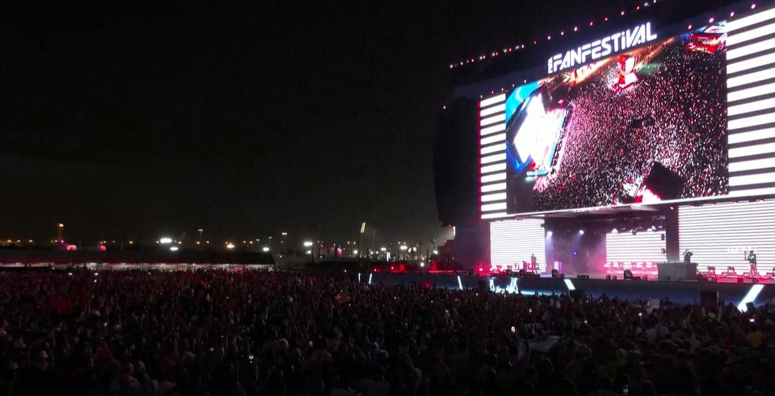 Fan Festival Qatar 2022. Foto: Reuters.