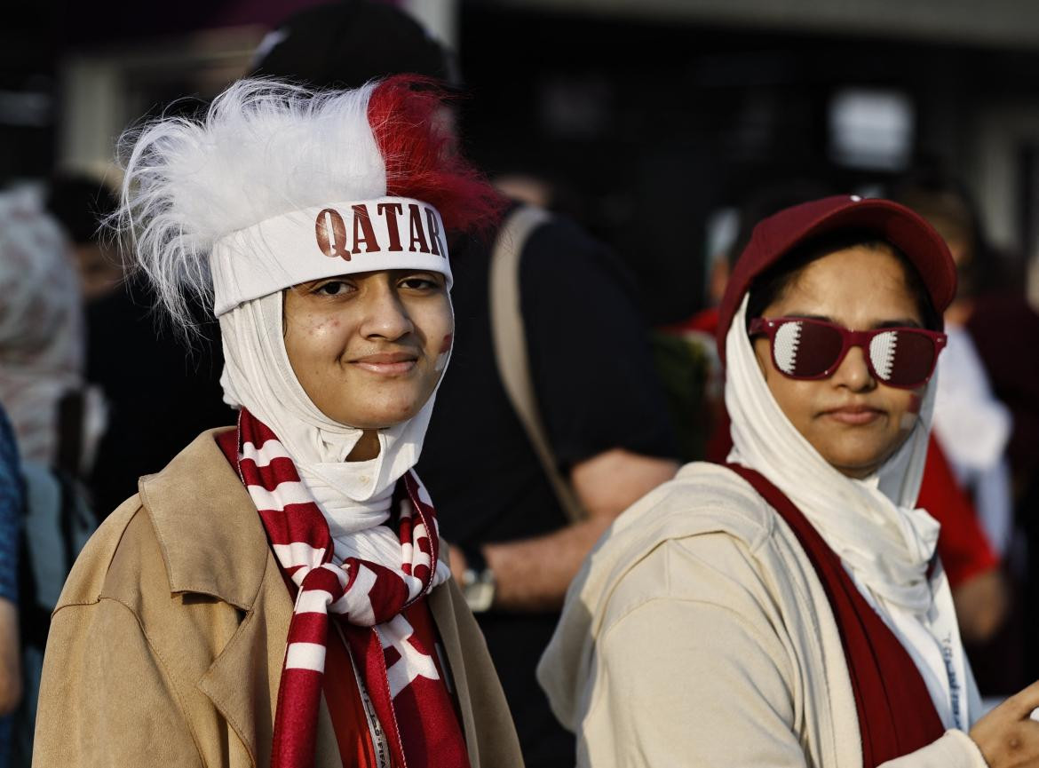 Fanaticos de Qatar 2022. Foto: Reuters
