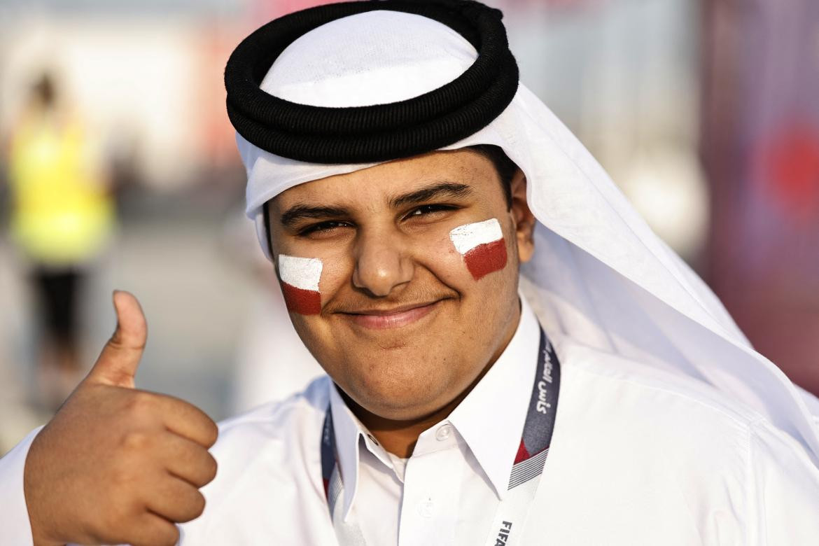 Fanaticos de Qatar 2022. Foto: Reuters