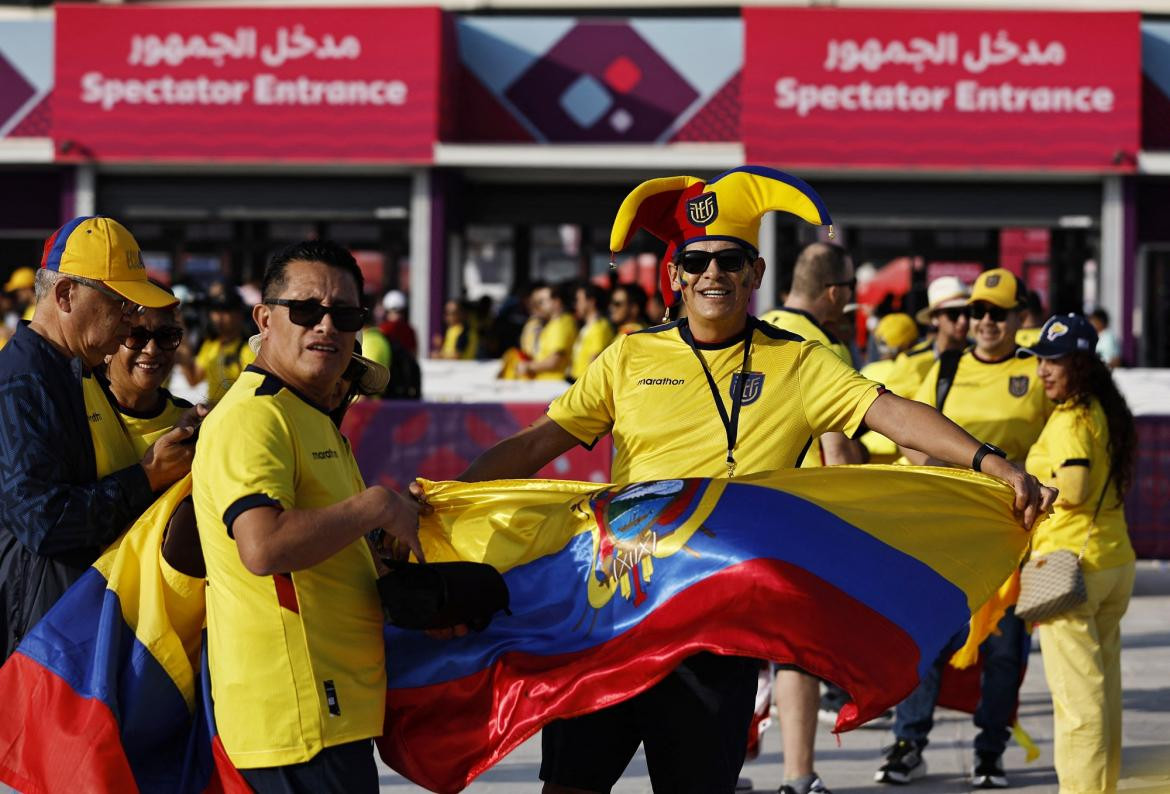 Fanáticos de Qatar 2022. Foto: Reuters	