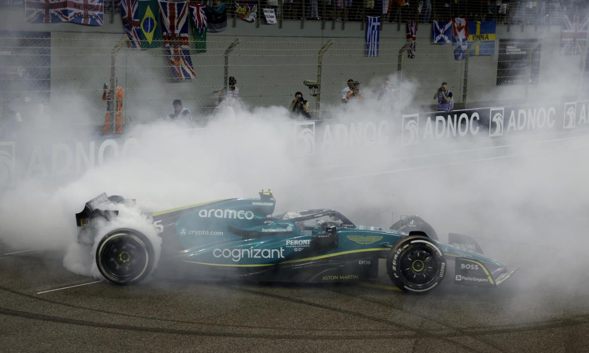 La despedida de Sebastian Vettel de la Fórmula 1. Foto: Reuters.