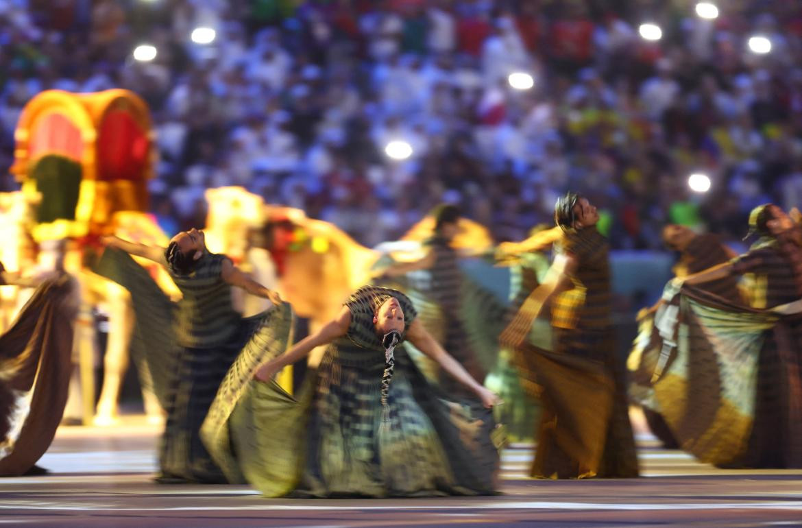 Fiesta inauguración del Mundial Qatar 2022. Foto: Reuters.