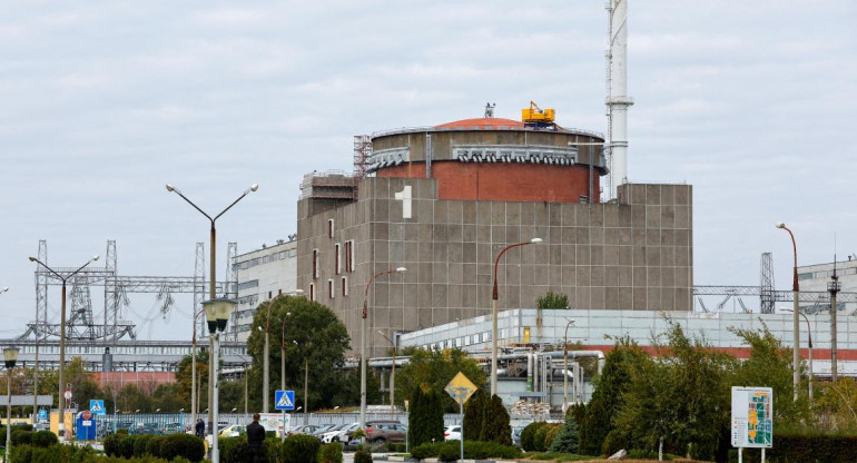 Central nuclear de Zaporiyia que fue bombardeada. Foto: Reuters.