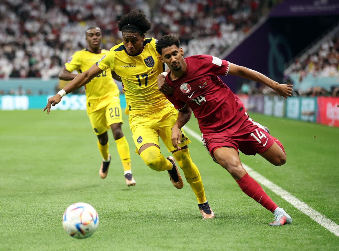 Ecuador venció a Qatar en el primer partido del Mundial. Foto: Reuters.