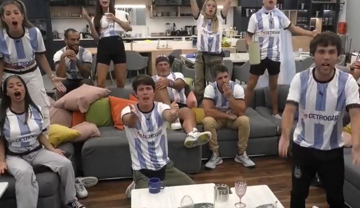 El Mundial en Gran Hermano. Foto: captura