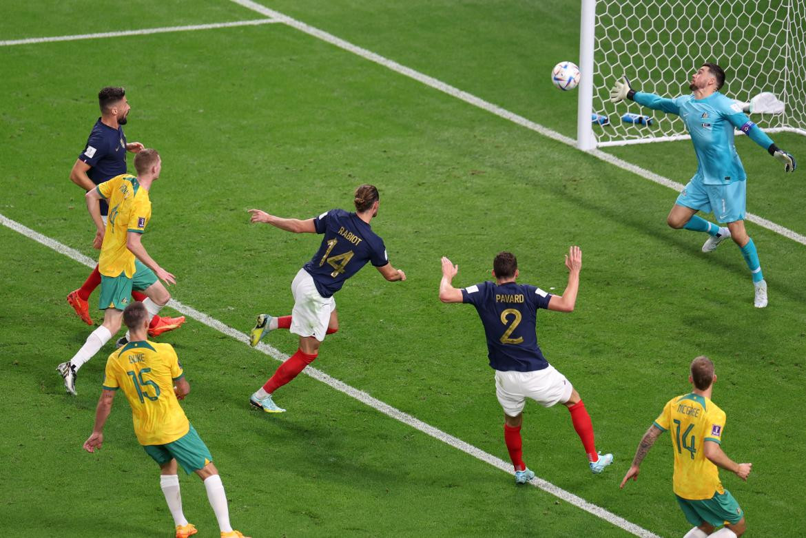 Mundial Qatar 2022, Francia vs. Australia. Foto: REUTERS.