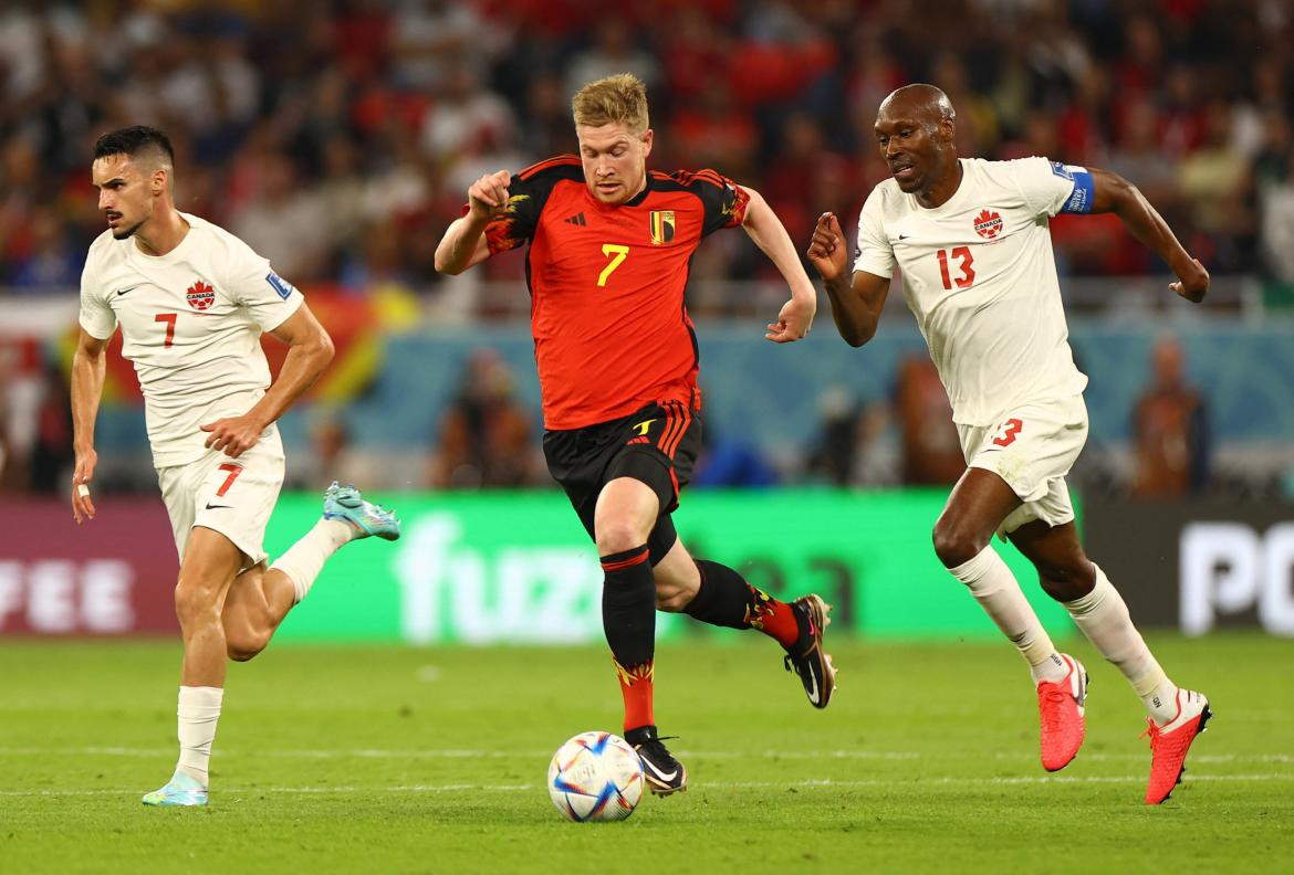 De Bruyne, Selección de Bélgica. Foto: NA