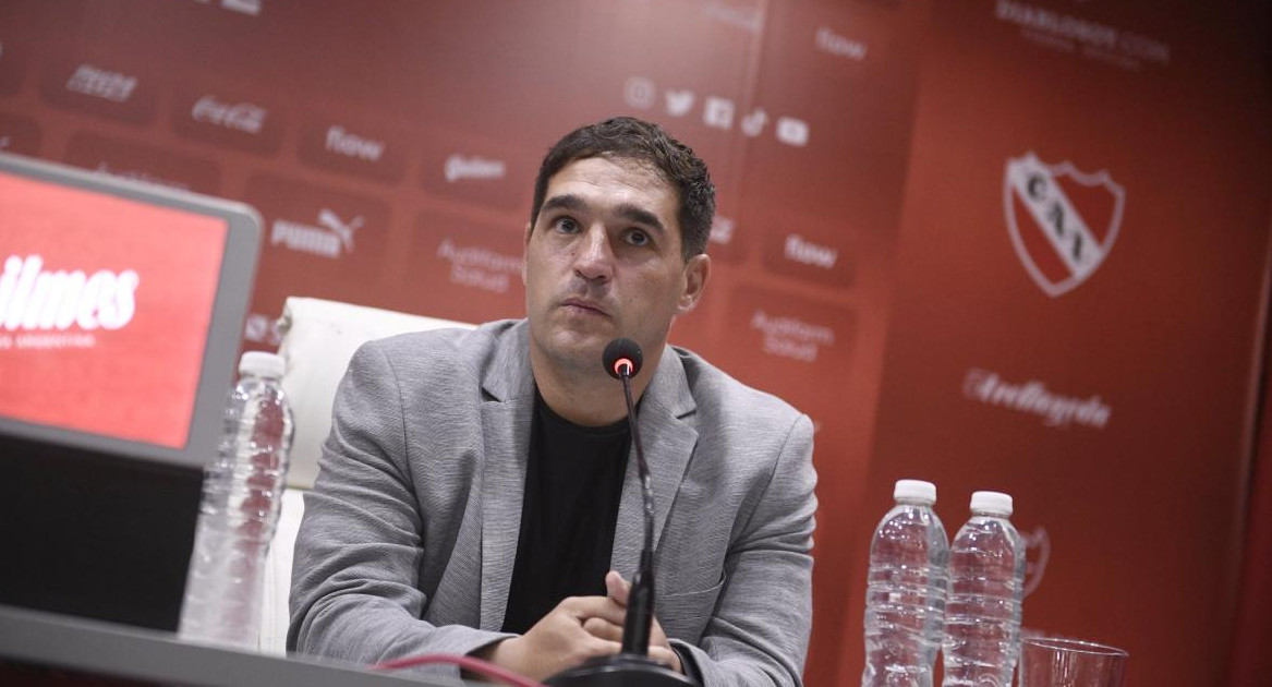 Leandro Stillitano, nuevo técnico de Independiene. Foto: @Independiente.
