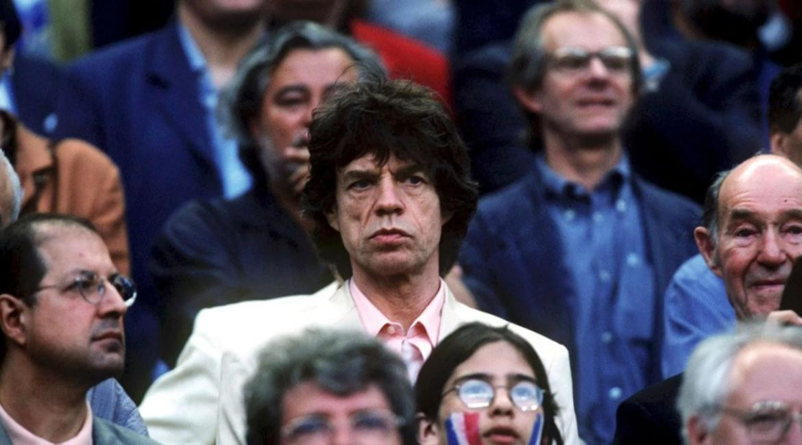 Mick Jagger en el Mundial 1998. Foto: NA.