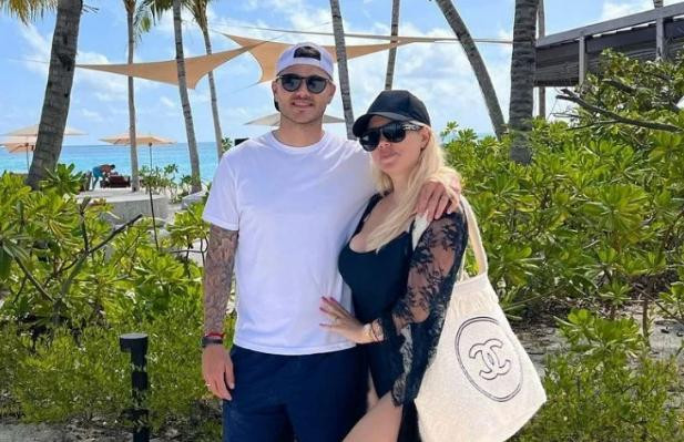 Mauro Icardi y Wanda Nara. Foto: NA.