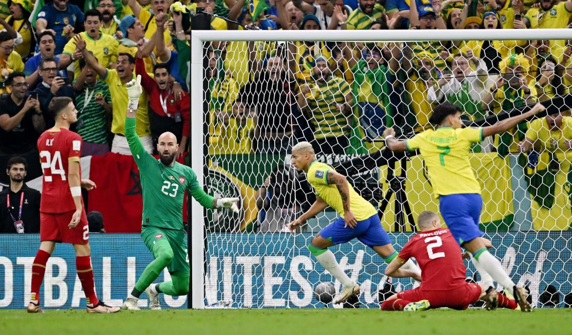 Mundial Qatar 2022, Brasil vs. Serbia. Foto: REUTERS Mundial Qatar 2022, Brasil vs. Serbia. Foto: REUTERS