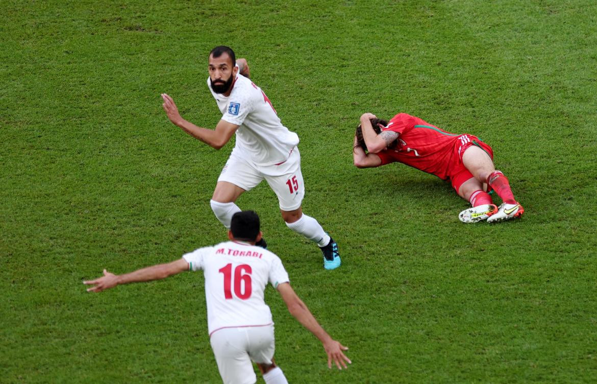 Mundial Qatar 2022, Gales vs. Irán. Foto: REUTERS.