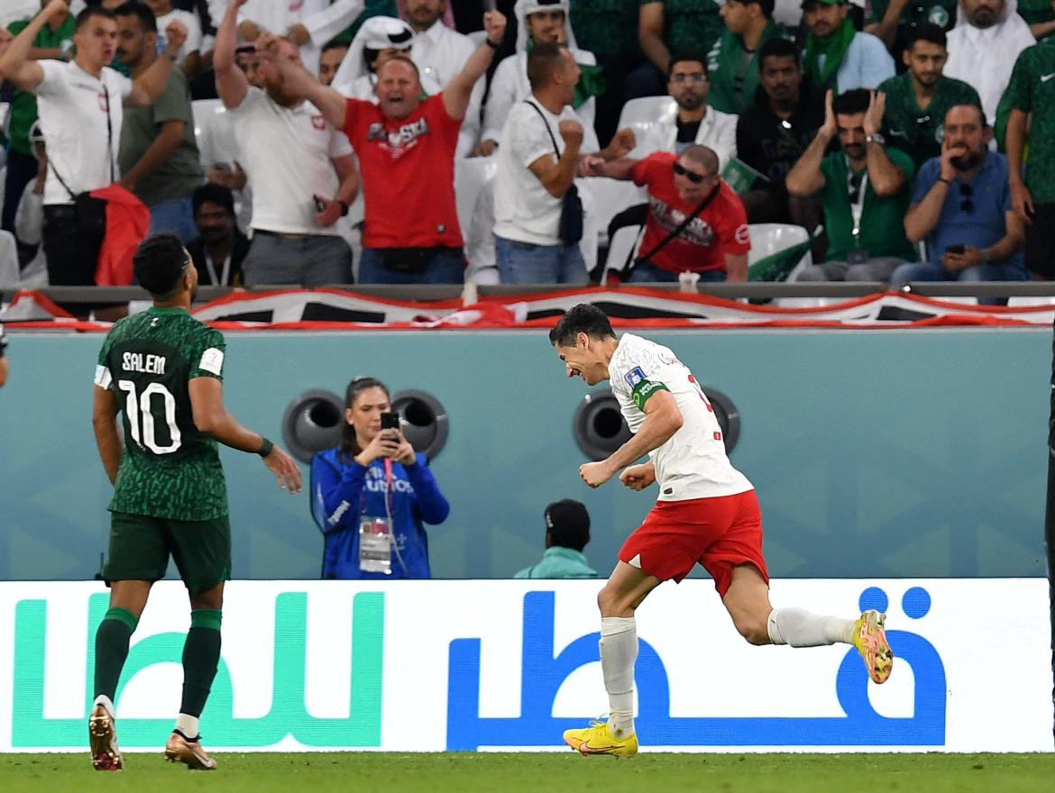 Mundial Qatar 2022, Polonia vs. Arabia Saudita. Foto: REUTERS.