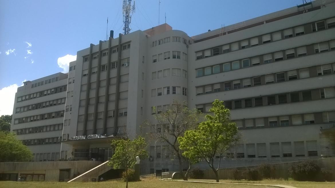 Hospital Central de Mendoza. Foto: Google Maps.