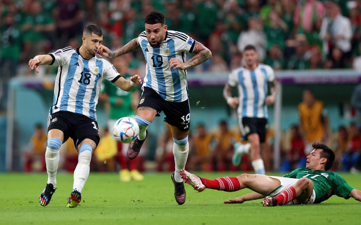 Argentina vs México, Mundial Qatar. Foto: REUTERS